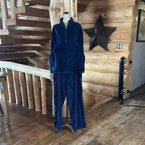 Navy Velvet Women's Jumpsuit